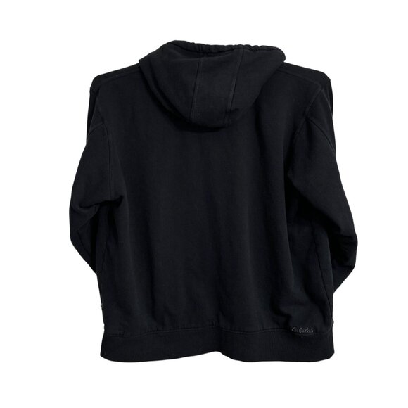 Cabelas Roughneck Black Full Zip Hoodie 3XL Cotton/Polyester Hunting Camping - Picture 3 of 11